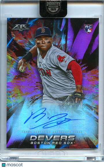 2018 Topps Fire Rafael Devers Rookie Topps