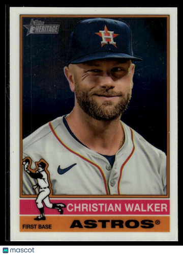 2025 Topps Heritage Christian Walker #110 Chrome
