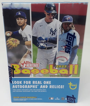 2022 Topps Heritage Blaster Box