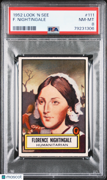 1952 Look 'N See F. Nightingale #111 PSA 8