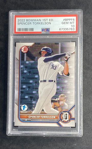 2022 Bowman 1st Edition Spencer Torkelson PSA 10