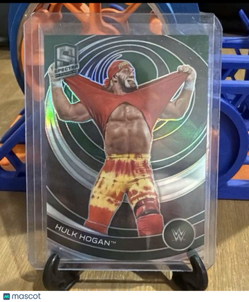 2023 Panini Chronicles Hulk Hogan #75 Green Prizm Parallel/Variety