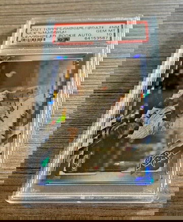 2021 Topps Chrome Update Sapphire Nick Madrigal Rookie Auto PSA 10 GEM MT RC