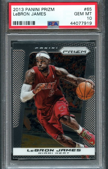 2013 Panini Prizm Lebron James PSA 10