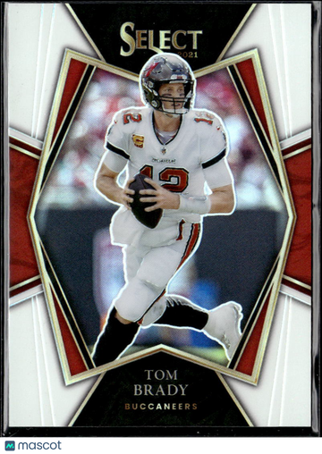 2022 Panini Select Premier Level Tom Brady #101 Red Prizm /35