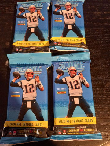 2020 Score 40 Card Value Packs 4 (Lot)