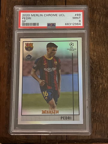 2020 Merlin Chrome UCL Pedri Short Print #89