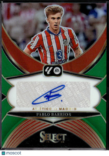 2025 Panini Select La Liga Prizm Pablo Barrios #SE-PB Green /5