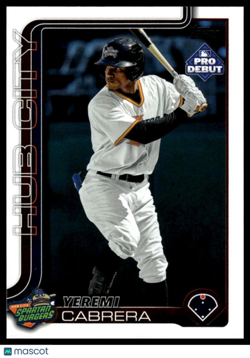 2025 Topps Pro Debut Yeremi Cabrera #PD-103