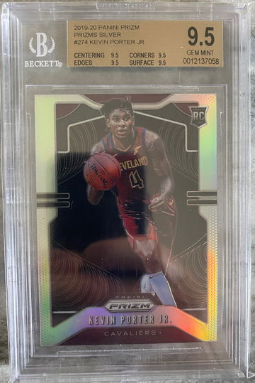 Kevin Porter Jr silver Prizm BGS True Gem Mint Quad 9.5