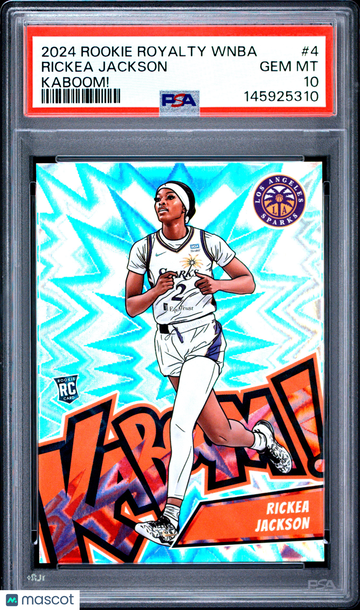 2024 Panini Rookie Royalty WNBA Kaboom! Rickea Jackson #4 PSA 10