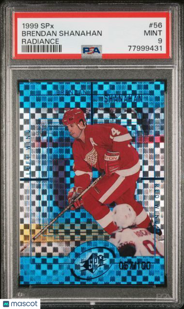 1999 SPX Brendan Shanahan #56 Radiance PSA 9