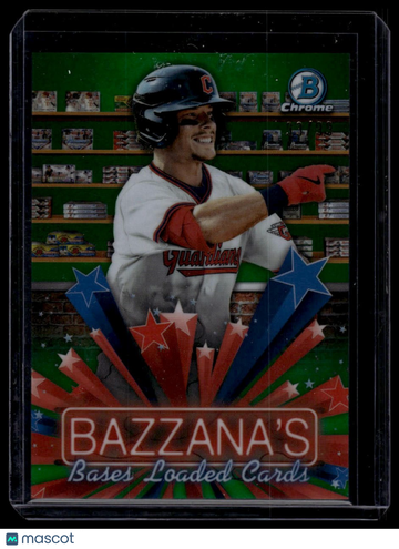 2025 Bowman Travis Bazzana #HS-7 Hobby Stars Green Refractor SN