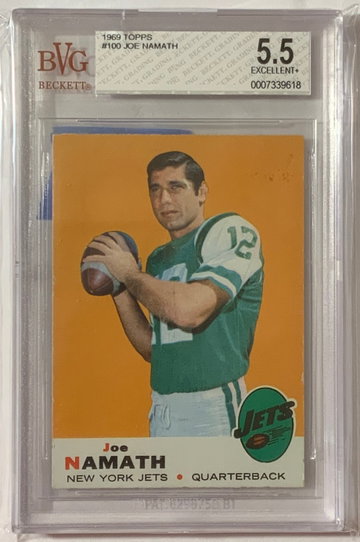 1969 Topps Joe Namath