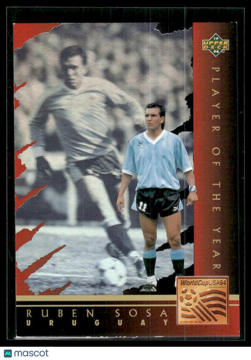 1994 Upper Deck World Cup Contenders English/Italian Ruben Sosa #WC7 Player Of The Year