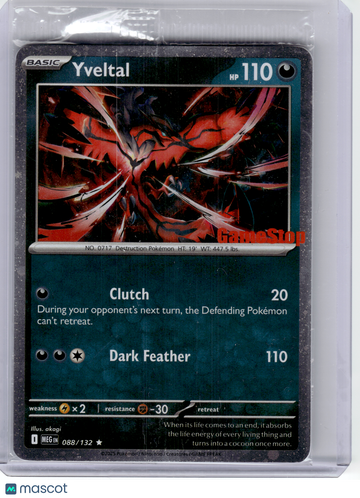 Miscellaneous Cards & Products Yveltal Holo Rare (Sealed) #88