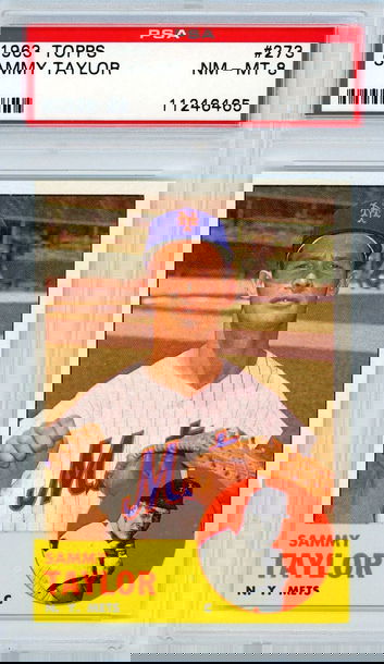 1963 Topps Sammy Taylor #273 PSA 8 P1271