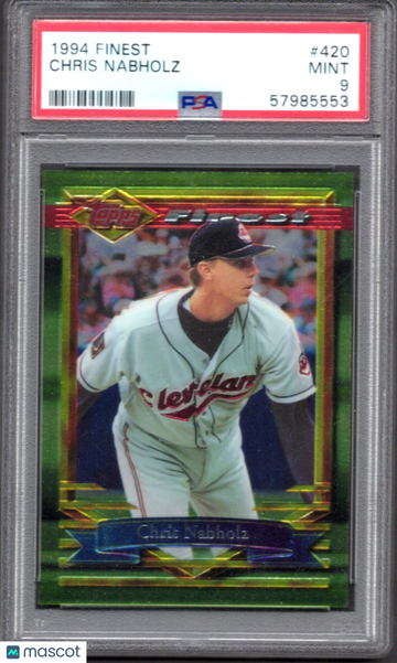 1994 Finest Chris Nabholz #420 PSA 9