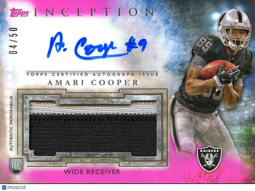 2015 Topps Inception Amari Cooper Patch Rookie