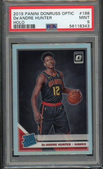 2019 Optic Holo De'Andre Hunter PSA 9 