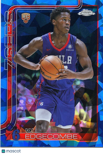2025-26 Topps Chrome VJ Edgecombe #253 Rookie