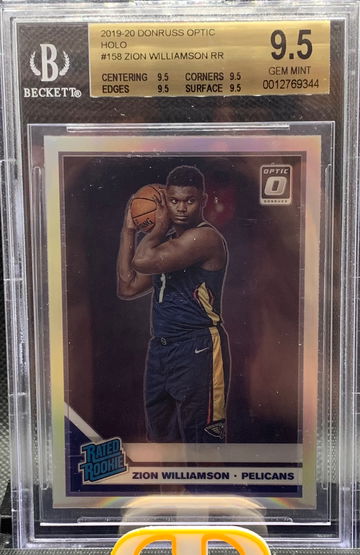 Zion Williamson Optic Holo Rookie True Gem BGS 9.5 