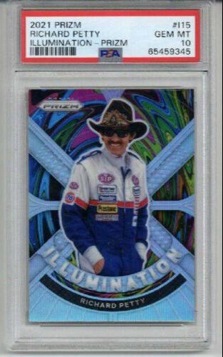 2021 PANINI PRIZM ILLUMINATION PRIZM #I15 RICHARD PETTY CARD NASCAR PSA 10