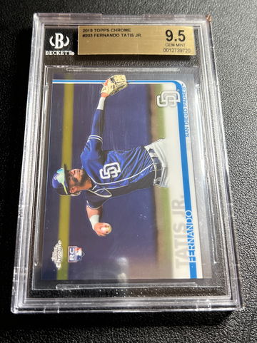 Fernando Tatis Jr 2019 Topps Chrome RC BGS 9.5