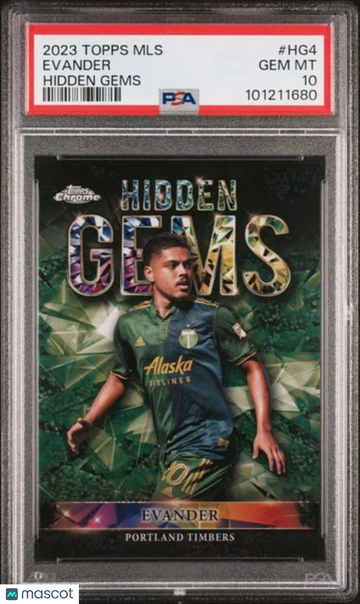 2023 Topps MLS Hidden Gems Evander #HG4 PSA 10