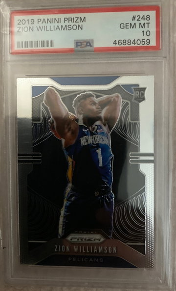 Zion Williamson Prizm PSA 10