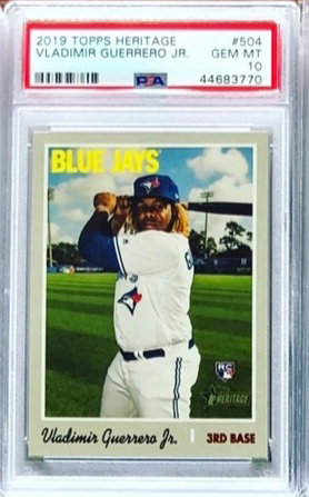 2019 Topps Heritage High Number Vladimir Guerrero Jr RC PSA 10 Qty