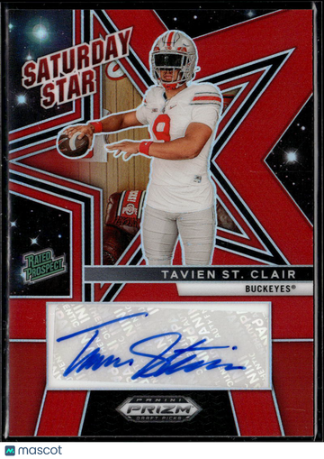 2025 Panini Prizm Draft Picks Saturday Star Tavien St. Clair #SSS-TSC /399