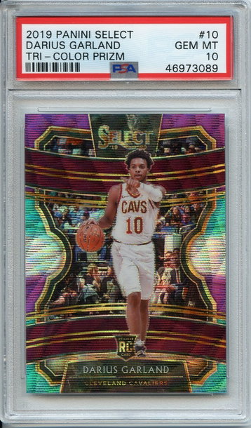 Darius Garland Select Tri-Color Prizm PSA 10 NEP NEP