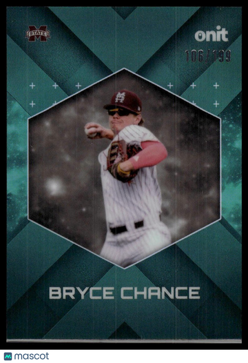 2026 ONIT Athlete Gravity Bryce Chance #30 Teal SN