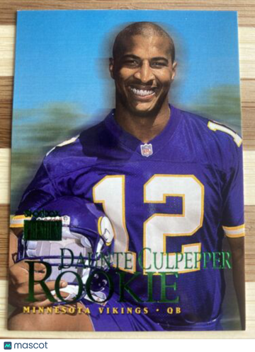 🔥1999 SkyBox Premium Football Rookie Daunte Culpepper #220 Vikings RC