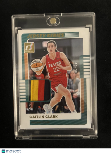 2025 Panini Donruss Caitlin Clark #30 Relic Donruss