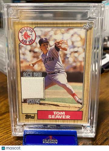 2022 Jersey Fusion Tom Seaver Patch Game Used Swatch