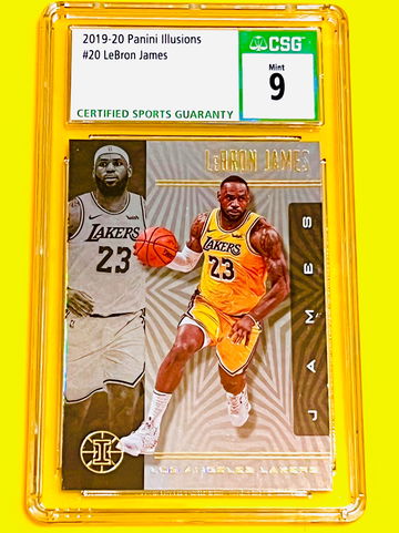 2019-20 Panini Illusions #20 LeBron James CSG 9 MINT