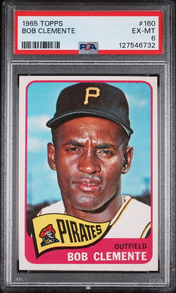 1965 Topps Roberto Clemente #160 PSA 6