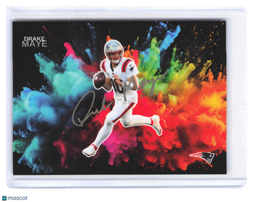 2025 Custom Blast CB-16A NFL Football Card Autographed Drake Maye Patriots