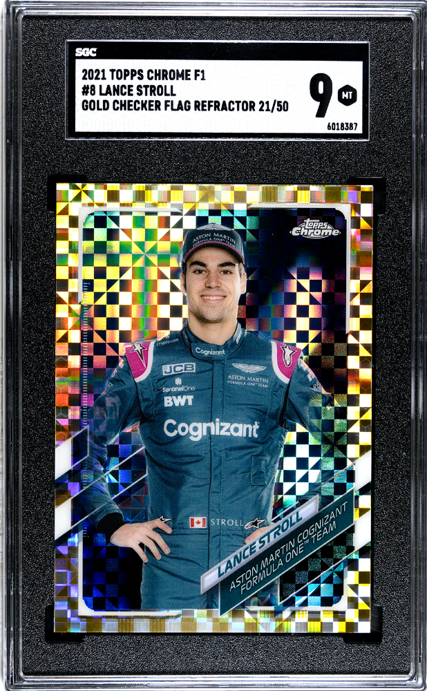 2021 Topps Chrome Lance Stroll #8  SGC 9