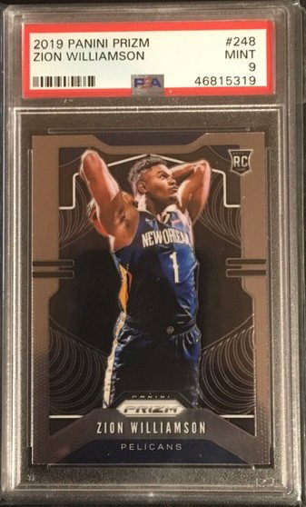 2019-20 Prizm - ZION WILLIAMSON - Rookie - PSA 9
