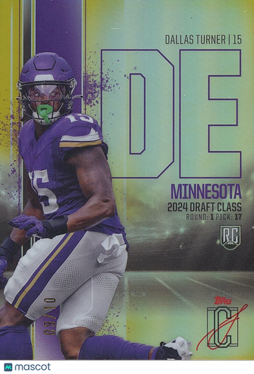 2025 Topps Dallas Turner Rookie