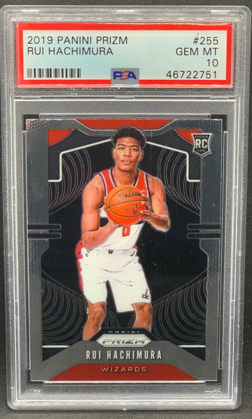 Rui Hachimura 2019 Panini Prizm PSA 10