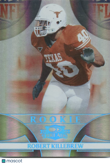 Robert Killebrew 2008 Donruss Threads Rookie Platinum Texas Longhorns
