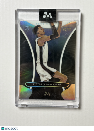 2023-24 Topps Mercury Victor Wembanyama Victor Wembanyama #5 Refractor Short Print Nicely Centered Mint Parallel/Variety