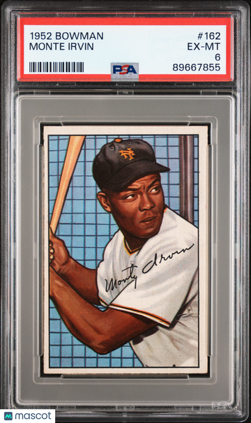 1952 Bowman Monte Irvin #162 PSA 6