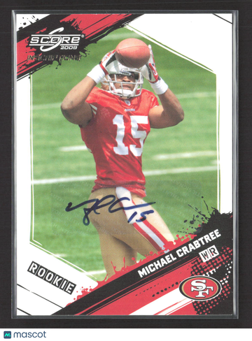 2009 Score Inscriptions Michael Crabtree #372