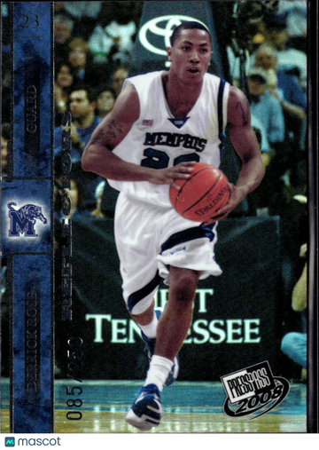 Derrick Rose 2008 Press Pass Reflectors Blue /250 Memphis Tigers