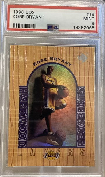 1996 UD3 #19 Kobe Bryant RC ROOKIE  PSA 9 MINT